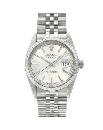 Rolex Datejust 16030 Silver Tapestry